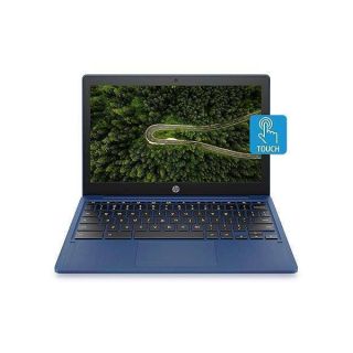 HP Chromebook 11-inch Laptop - MediaTek - MT8183 - 4 GB RAM - 32 GB eMMC Storage - 11.6-inch HD IPS Touchscreen - with Chrome OS™ - (11a-na0060nr, 2020 model, Indigo Blue)