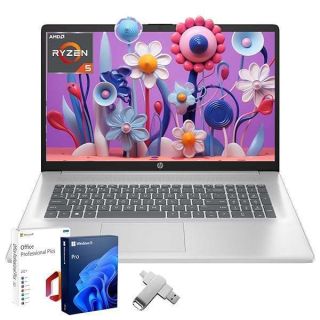 HP Pavilion 14 Laptop, HD Display, AMD Ryzen 3 3250U (Beats i7-7560U), 16GB RAM, 256GB SSD, AMD Radeon Vega 3 Graphics, Webcam, Wi-Fi, HDMI, Bluetooth, Windows 10 Home, Natural Silver (Latest Model)