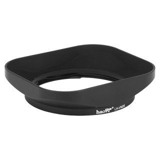 Haoge LH-VM35 Bayonet Metal Square Lens Hood Shade Compatible with Voigtlander Nokton Aspherical ASPH 40mm f/1.2 VM, 35mm f1.2 VM, 50mm f1.2 VM Leica M Lens replaces LH-8 Black