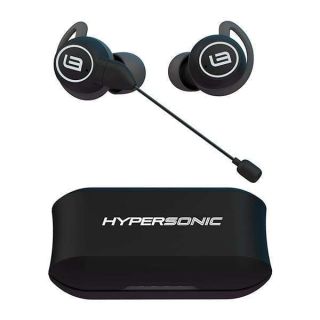 HyperSonic GAME: Ultimate Hyper Definition in-Ear Gaming Headphones (Explosive Bass, 3D Surround Sound, 10 Hours Playtime, Patented Magnetic Boom Mic, iPX6 Waterproof, Passive Noise Isolation) NEW