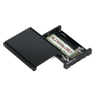 ICY DOCK M.2 PCIe 3.0/4.0 NVMe SSD to 2.5&amp;quot; U.2 SSD Converter / Mounting Adapter with Heatsink | EZConvert MB705M2P-B