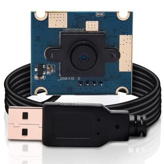 IFWATER USB Camera 5MP Webcam 1944P USB UVC Camera Module Tiny Embedded USB Camera Board for Industrial Machine Webcam Plug and Play for Laptop,PC, Raspberry Pi,Jetson Nano,3.3ft/1m Cable