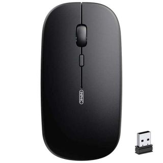 INPHIC Wireless Mouse Rechargeable, 2.4G Slim Mouse 700mAh, Silent Computer Mouse with USB Receiver, 3 Adjustable DPI Travel Mouse