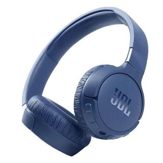 JBL Tune 660NC: Wireless On-Ear Headphones with Active Noise Cancellation - Blue, Medium