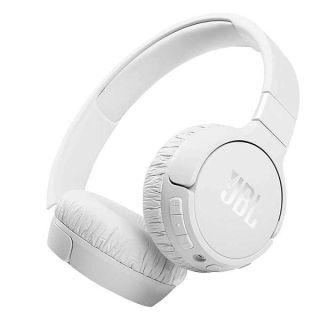 JBL Tune 660NC: Wireless On-Ear Headphones with Active Noise Cancellation - White, Medium