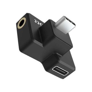 JJC Dual USB-C 3.5mm Mic Adapter for DJI Osmo Action 1 (Only),Not Compatible with DJI Osmo Action 2 3 4,Audio Adapter Vlogging Accessories for OSMO Action 1 Camera (Only)