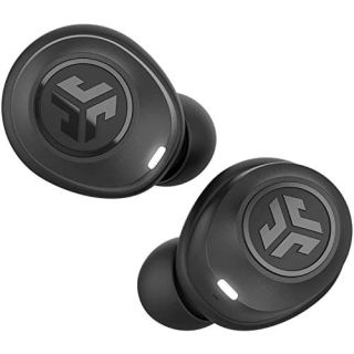 JLab JBuds Air True Wireless Signature Bluetooth Earbuds + Charging Case, Black, IP55 Sweat Resistance, Bluetooth 5.0 Connection, 3 EQ Sound Settings Signature, Balanced, Bass Boost