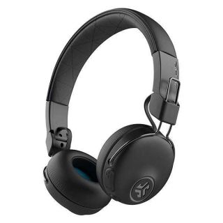 JLab Studio ANC On-Ear Wireless Headphones, Black, 34+ Hour Bluetooth 5 Playtime, 28+ Hour with Active Noise Cancellation, EQ3 Custom Sound, Ultra-Plush Faux Leather &amp; Cloud Foam Cushions