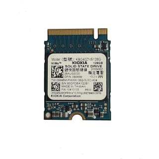 KIOXIA (Toshiba 128GB M.2 2230 PCIe NVMe KBG40ZNS128G, OEM Package