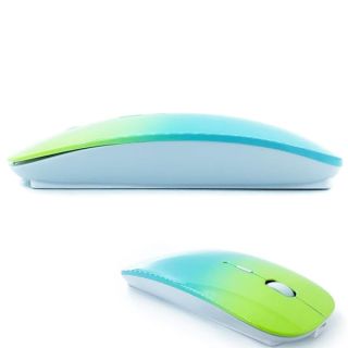 KLO Wireless Mouse for MacBook/Laptop/Notebook/pc/iPad/Chromebook, Bluetooth Mouse forMacBook air/Pro (BT/A Blue-Green)