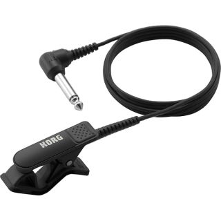 Korg CM200BK Clip-On Contact Microphone, Black, Auxiliary