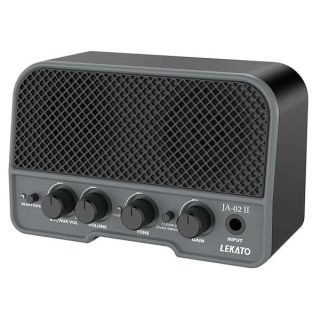 LEKATO Mini Guitar Amp Rechargeable Amplifier Electric Guitar Amp 5W, Clean/Overdrive,Bluetooth Guitar Amp Portable Guitar Amp for Daily Practice,Black