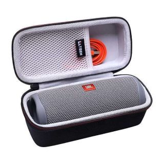 LTGEM EVA Hard Case for JBL FLIP 6 FLIP 5 Waterproof Portable Bluetooth Speaker - Gray