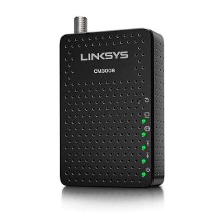 Linksys DOCSIS 3.0 8x4 Cable Modem Certified with Comcast Xfinity, Spectrum, Cox (CM3008)