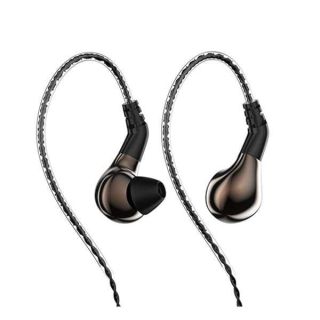 Linsoul BLON BL03 HiFi 10mm Carbon Diaphragm Dynamic Driver in-Ear Earphone IEM with 0.78mm 2pin Detachable Cable (without mic, Brown)