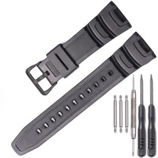 MCXGL Resin watch band Replacement for Casio SGW-100 Waterproof sports watch strap