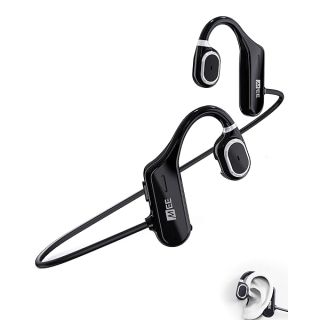 MEE audio AirHooks Open Ear Headphones - Lightweight, Comfortable, Sweatproof Wireless Bluetooth Earbuds with Mic and High Audio Clarity Let You Hear Your Surroundings for Safer Workouts and Running