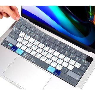 MacBook Pro 14 Keyboard Cover Shortcuts for MacBook Pro 14&amp;quot; 16&amp;quot; M3/M2/M1 A2918 A2992 A2442 A2779 A2991 A2485 A2780, MacBook Air 15&amp;quot; M3 A3114 M2 A2941/Air 13.6 M3 A3113 M2 A2681 Keyboard Protector Skin