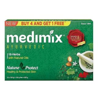 Medimix Ayurvedic Classic 18 Herbs Soap, 125g (Pack Of 5)