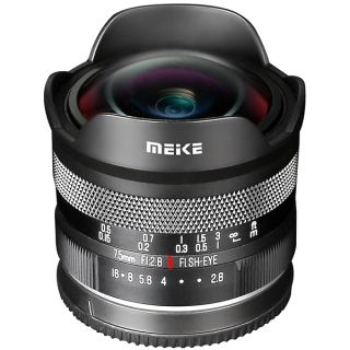 Meike 7.5mm f2.8 Ultra Wide Angle Manual Focus Diagonal Fisheye Lens Compatible with Nikon Z Mount Cameras Z50 Z5 Z6 Z7 Z6II Z7II Z30 Zfc Under APS-C Mode