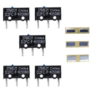 Micro Switch Microswitch Switches (D2FC-F-K(50M)*5pcs)