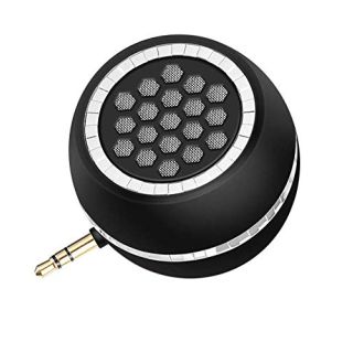 Mini Portable Speaker, 3W Mobile Phone Speaker Line-in Speaker with Clear Bass 3.5mm AUX Audio Interface, Plug and Play for iPhone, iPad, iPod, Tablet, Smartphone