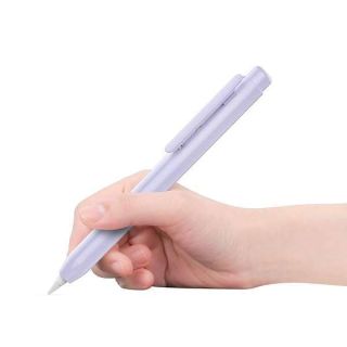 MoKo Holder Case Fit Apple Pencil 1st Gen, Retractable Tip Cap Fit New iPad 10th Gen 2022, iPad 9th Gen 2021, iPad 8th Gen 2020, iPad 6th 9.7 2018, iPad Mini 5th Gen Pencil Case Pencil, Taro Purple