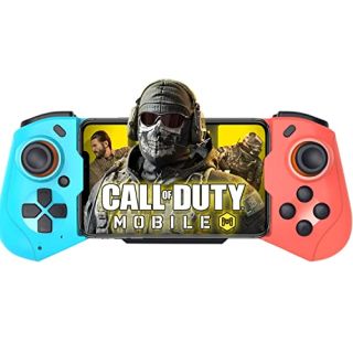 Mobile Gaming Controller for iPhone iOS Android PC Wireless Gamepad Joystick for iPhone 15/14/12/11, iPad, MacBook, Samsung Galaxy S22/S21/S20, TCL, Tablet, PC - 18+ Hour Battery Life - Call of Duty