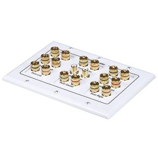 Monoprice 3-Gang 8.2 Surround Sound Distribution Wall Plate