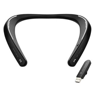 My Theater Wearable Neckband Bluetooth Speaker Universal, Black (EM-W100UBK)