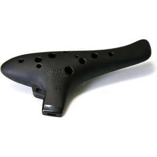 Night By Noble Plastic Ocarina SC Black (Soprano C Style)