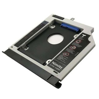 Nimitz 2nd HDD SSD Hard Drive Caddy Compatible with Lenovo Ideapad 310 510 with Bezel/Bracket