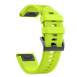 NotoCity Compatible Fenix 5 Band 22mm Width Soft Silicone Watch Strap for Fenix 5 Plus/Fenix 6/Fenix 6 Pro/Fenix 7/exip/Forerunner 935/945/Approach S60/Quatix 5(Green)