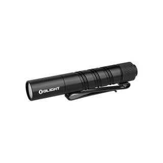 OLIGHT I3T 2 EOS Pocket EDC Flashlight, 200 Lumens Compact Bright Handheld Flashlights, Dual-Output Tail Switch Light with AAA Battery and Two-Way Pocket Clip for Camping and Hiking (Black)