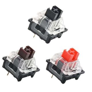 OUTEMU (Gaote) Black/Red/Brown Switch 3 Pin Keyswitch DIY Replaceable Switches for Mechanical Gaming Keyboard (30 PCS)