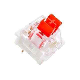 OUTEMU (Gaote) Red Switches 3 Pin DIY Replaceable Gateron&amp;Cherry MX Equivalent Switches for Mechanical Gaming Keyboard,Linear 45gf/RGB/Dustproof (20 PCS)