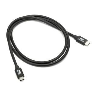 OWC Thunderbolt 4 Cable, Thunderbolt Certified, 1.0 Meter (3.28 ft.), 40 Gb/s Data Transfer, 240W Power Charging, Compatible with Thunderbolt 4, Thunderbolt 3, USB-C, and USB4 Devices, Black