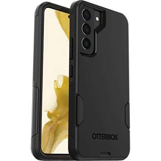 OtterBox Galaxy S22 Commuter Series Case - BLACK, slim &amp; tough, pocket-friendly, with port protection