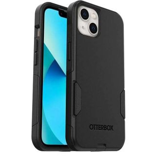 OtterBox iPhone 13 (ONLY) Commuter Series Case - BLACK, slim &amp; tough, pocket-friendly, with port protection