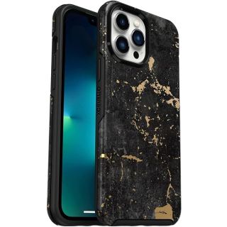 OtterBox iPhone 13 Pro Max &amp; iPhone 12 Pro Max Symmetry Series Case - ENIGMA (BLACK/ENIGMA GRAPHIC), ultra-sleek, wireless charging compatible, raised edges protect camera &amp; screen