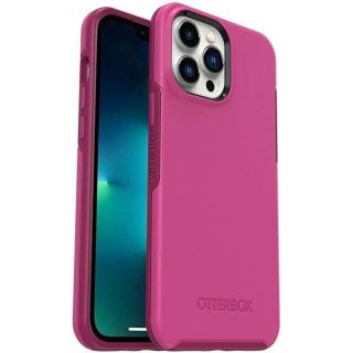 OtterBox iPhone 13 Pro Max &amp; iPhone 12 Pro Max Symmetry Series Case - RENAISSANCE PINK, ultra-sleek, wireless charging compatible, raised edges protect camera &amp; screen