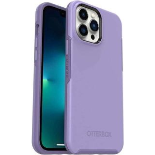 OtterBox iPhone 13 Pro Max &amp; iPhone 12 Pro Max Symmetry Series Case - REST PURPLE, ultra-sleek, wireless charging compatible, raised edges protect camera &amp; screen