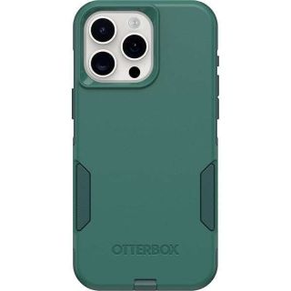 OtterBox iPhone 15 Pro MAX (Only) Commuter Series Case - GET YOUR GREENS (Green), Slim &amp; Tough, Pocket-Friendly, with Port Protection