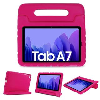 ProCase Kids Case for Galaxy Tab A7 10.4 2020 (T500 T503 T505 T507), Shock Proof Convertible Handle Stand Cover Lightweight Kids Friendly Protective Case for 10.4 inch Galaxy Tab A7 -Magenta