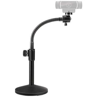 Puroma Webcam Stand Goose-Neck Mount Stand Upgraded Desktop Stand for Logitech Webcam C922 C930e C920S C920 C615 and Other Webcam with 1/4&amp;quot; Thread