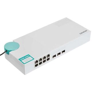 QNAP QSW-308S 10GbE Switch, with 3-Port 10G SFP+ and 8-Port Gigabit Unmanaged Switch