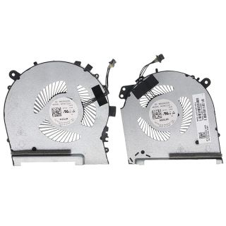 Replacement CPU&amp;GPU Cooling Fan for HP Omen 15-DH 15-DH1070WM 15-DH0111TX 2019 Model L64445-001 L57329-001 ND8CC01-16L04 ND8CC01-16L05 DC 12V