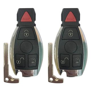 Replacement for Mercedes-Benz IYZ3312 Keyless Entry Remote Car Key Fob Control ,FCCID:IYZ3312,by AUTOKEYMAX (Pair)