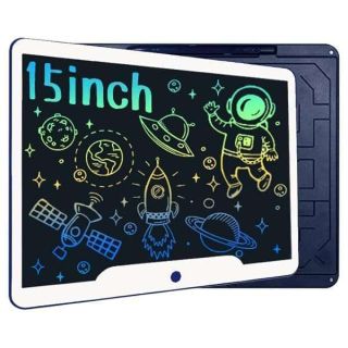 Richgv LCD Writing Tablet 15 Inch Electronic Graphics Tablets Doodle Pads Digital Ewriter, Portable Drawing Board for Kids and Adults at Home, School Office Business Handwriting Pad