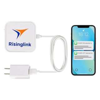 Risinglink Power Failure Alarm, Power Failure Detector, with Email, Text Message, and Audio Alerts(2nd Generation)